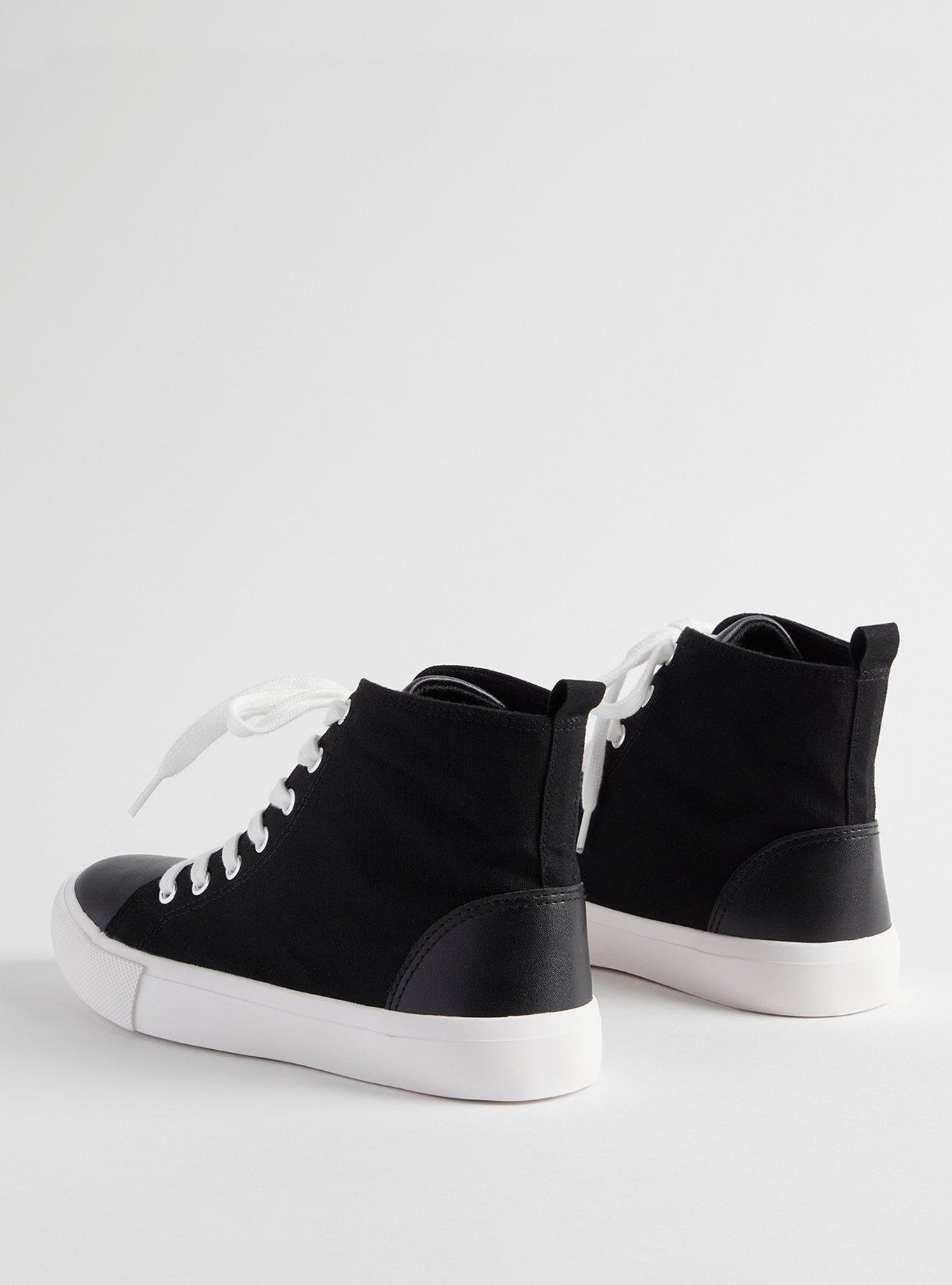 High Top Canvas Sneaker (WW), BLACK, alternate