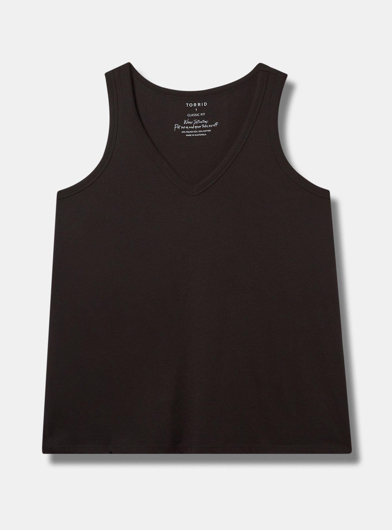 White House Black Market Keyhole Tank; Black - Charlotte Warehouse Sale