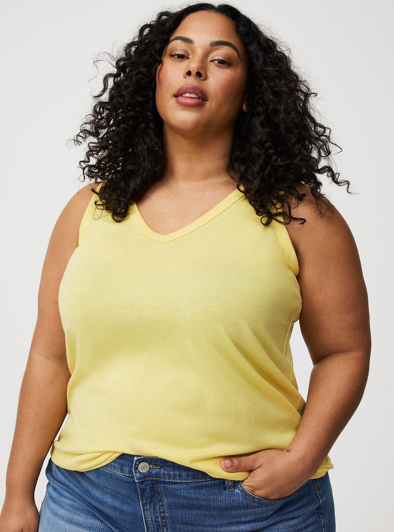 Girlfriend Signature Jersey V-Neck Tank