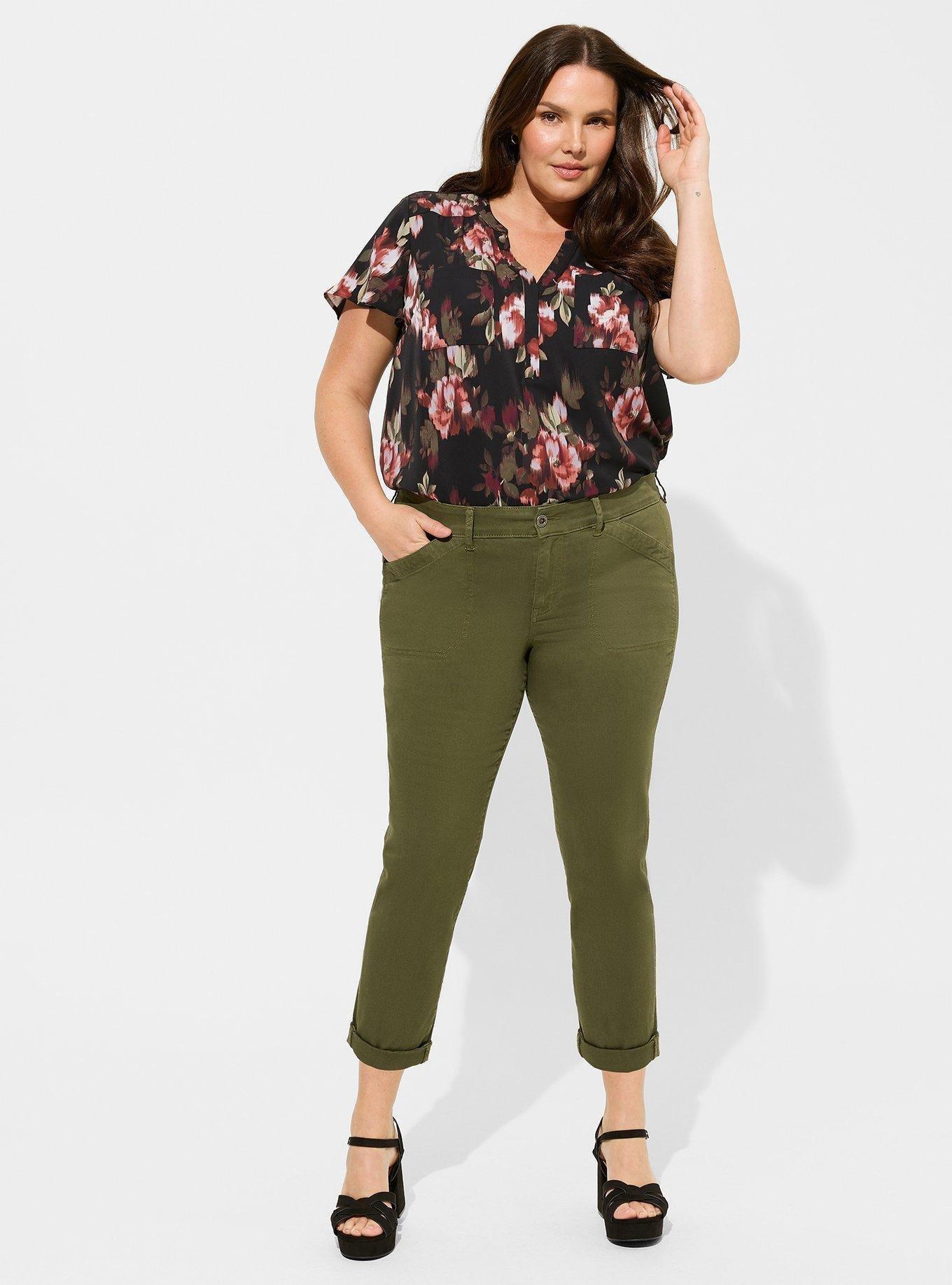 Harper Studio Crepe de Chine Flutter Short Sleeve Blouse, BLAIR FLORAL, alternate