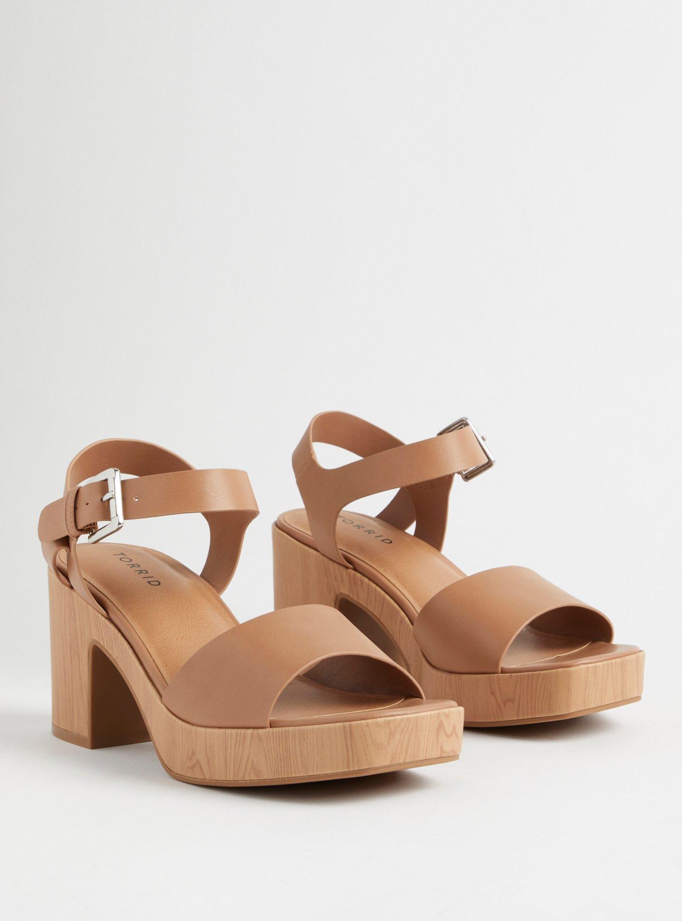 Curved Platform Heel Sandal (WW