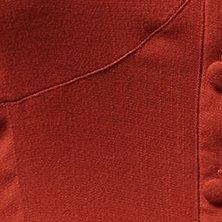 Fit And Flare Rayon Slub Corset Tank, PICANTE, swatch