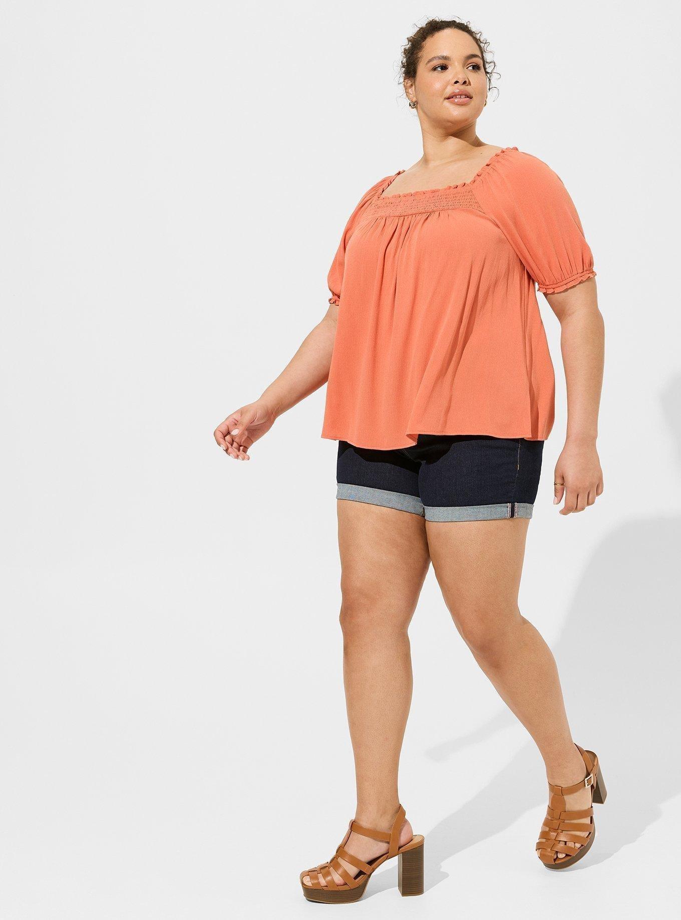 Washable Gauze Smocked Yoke Top