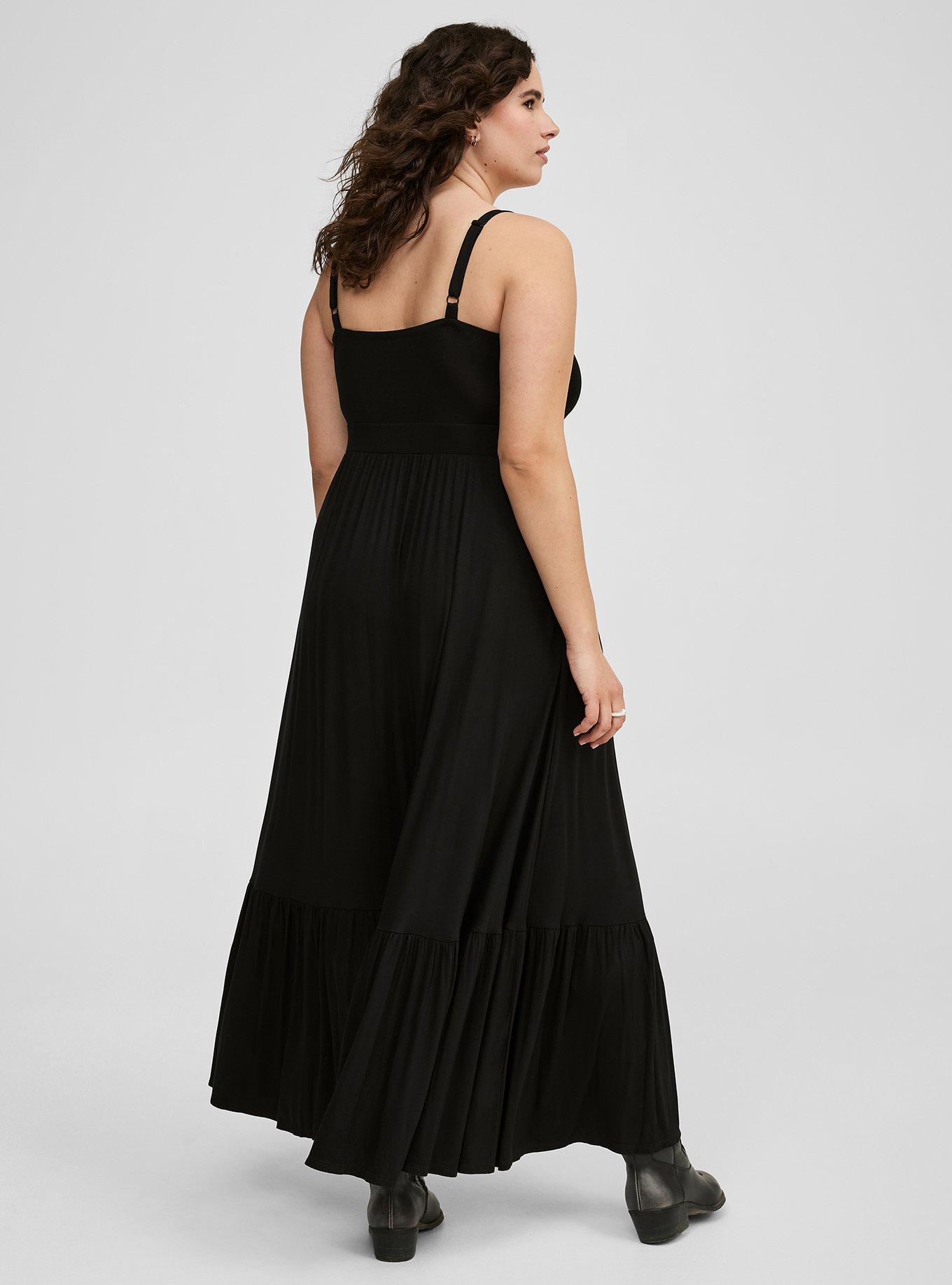 Plus Size - Maxi Super Soft Tiered Dress - Torrid