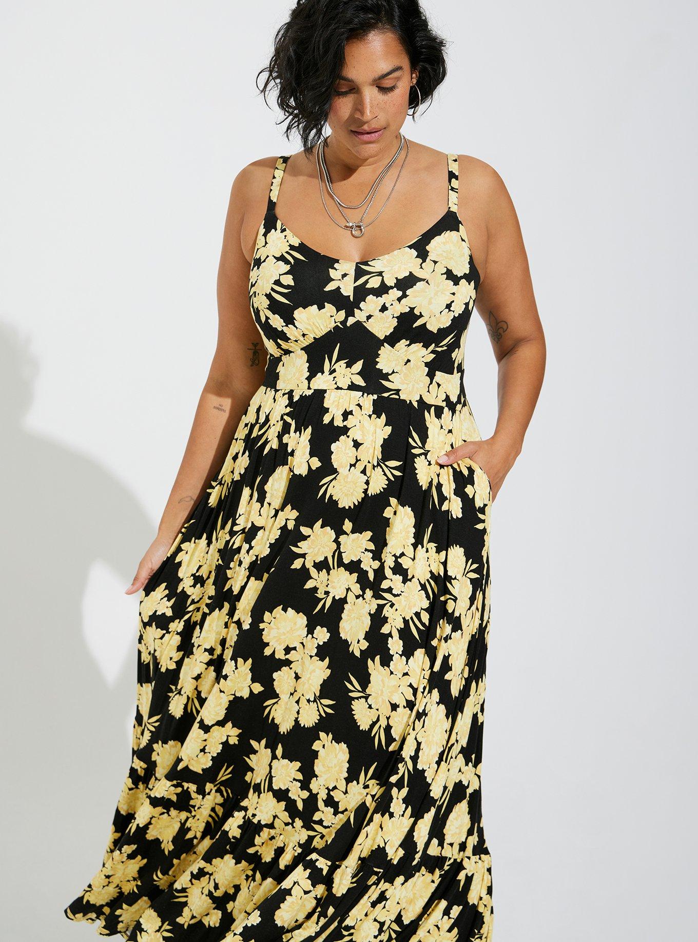 Plus Size - Maxi Super Soft Tiered Dress - Torrid