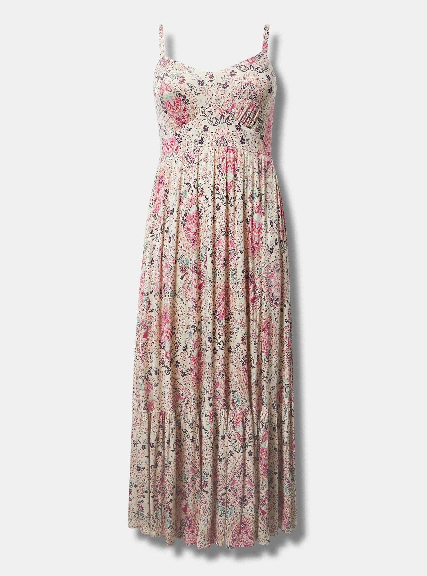 torrid floral maxi dress Plus Size - Tiered Maxi Dress