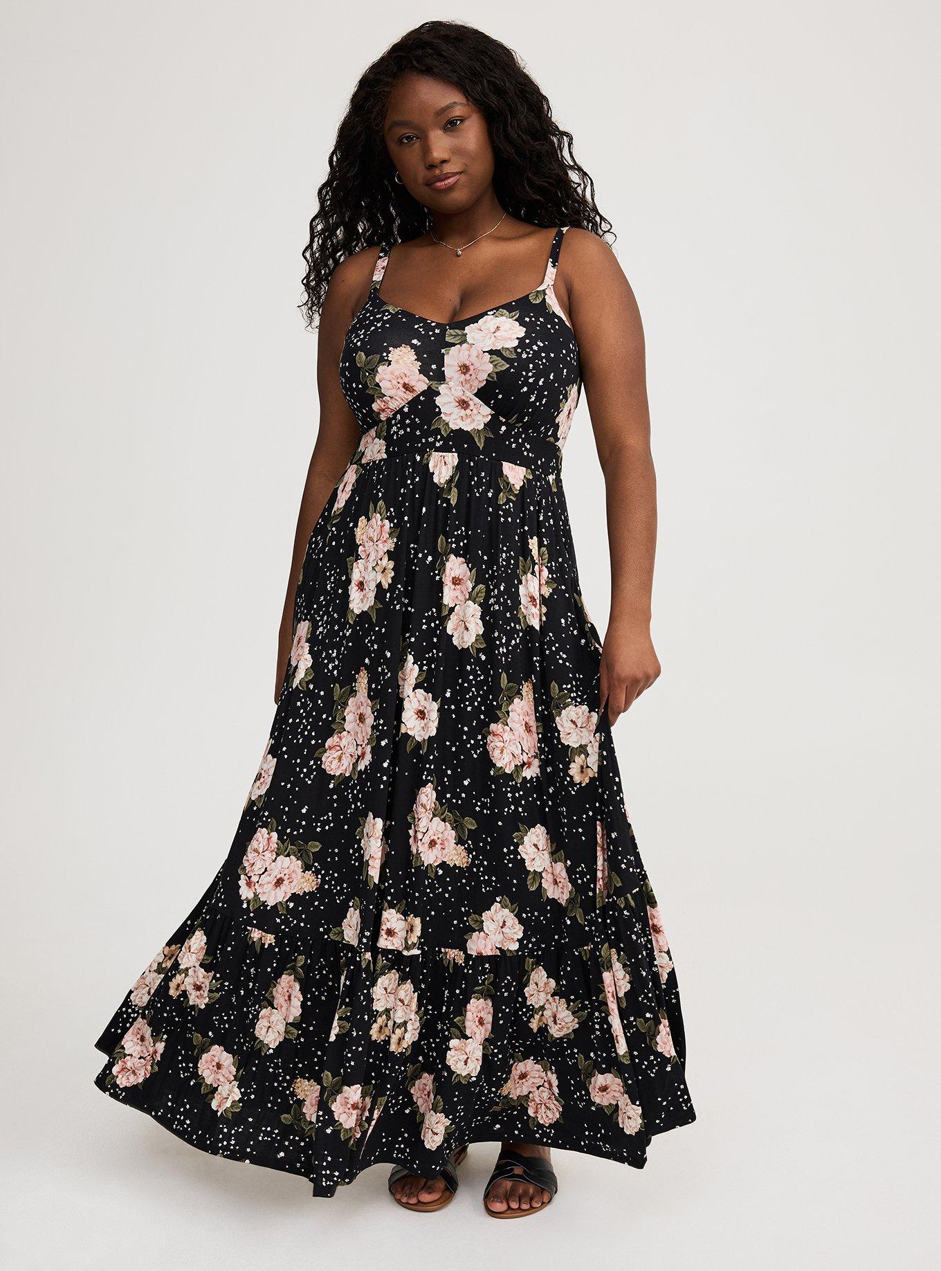 spring maxi dress plus size SCOMCHIC Women's Plus Size Summer Maxi Dress Sleeveless Spaghetti Strap  Smocked Casual Boho Tiered Long Beach Sun Dresses at Amazon Women's  Clothing store