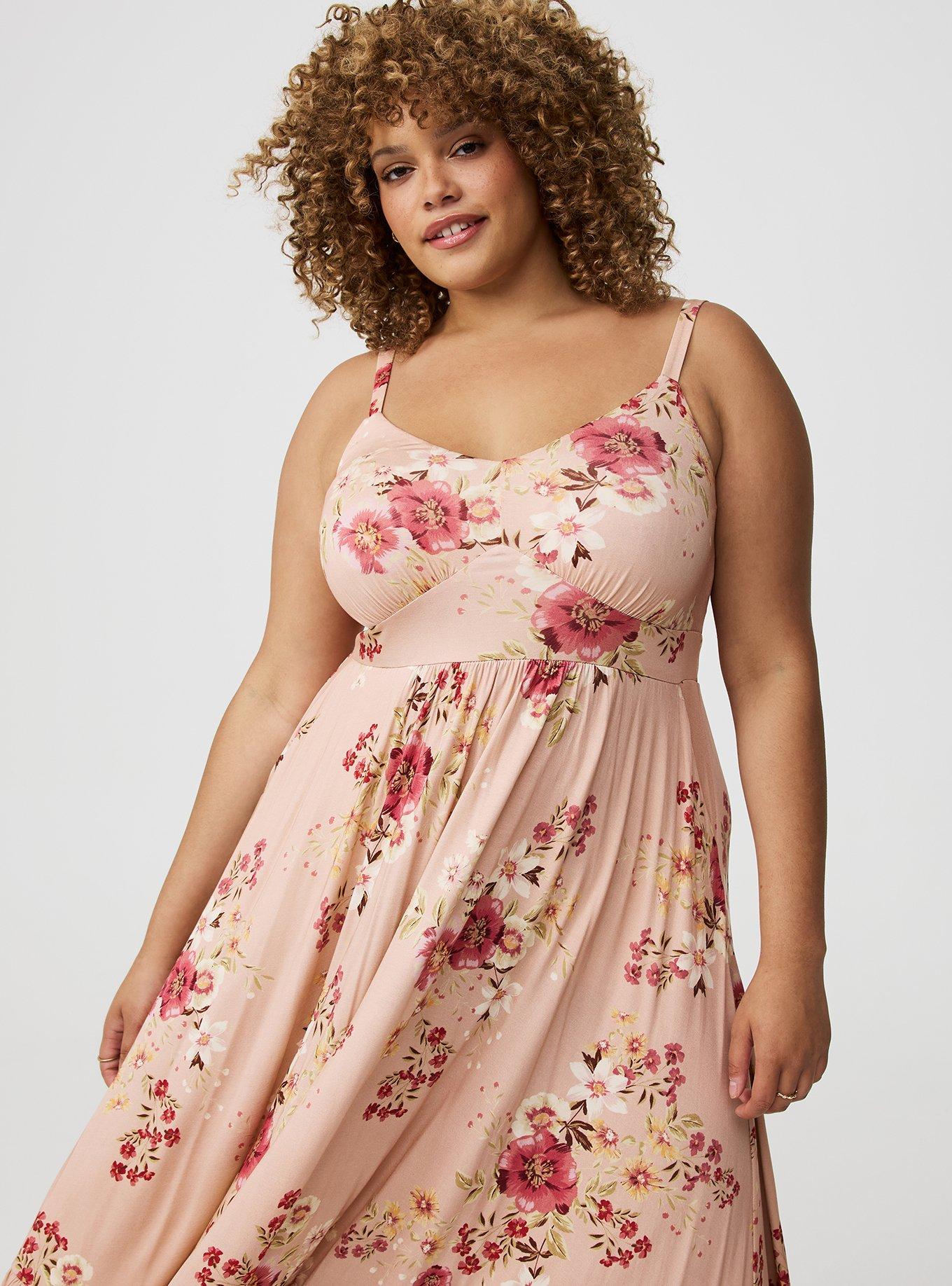 Maxi V-Neck Tiered Dress