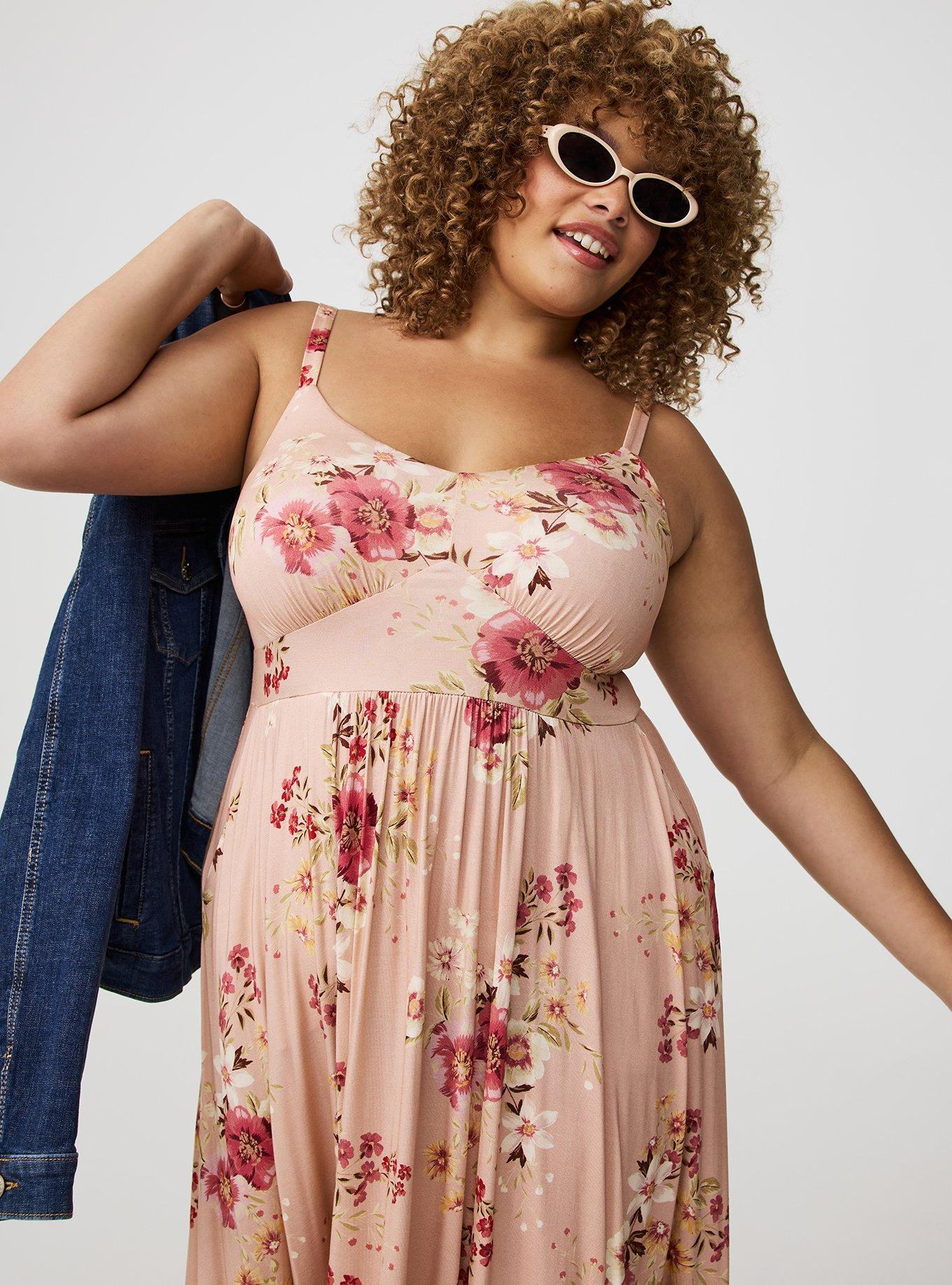 Maxi V-Neck Tiered Dress