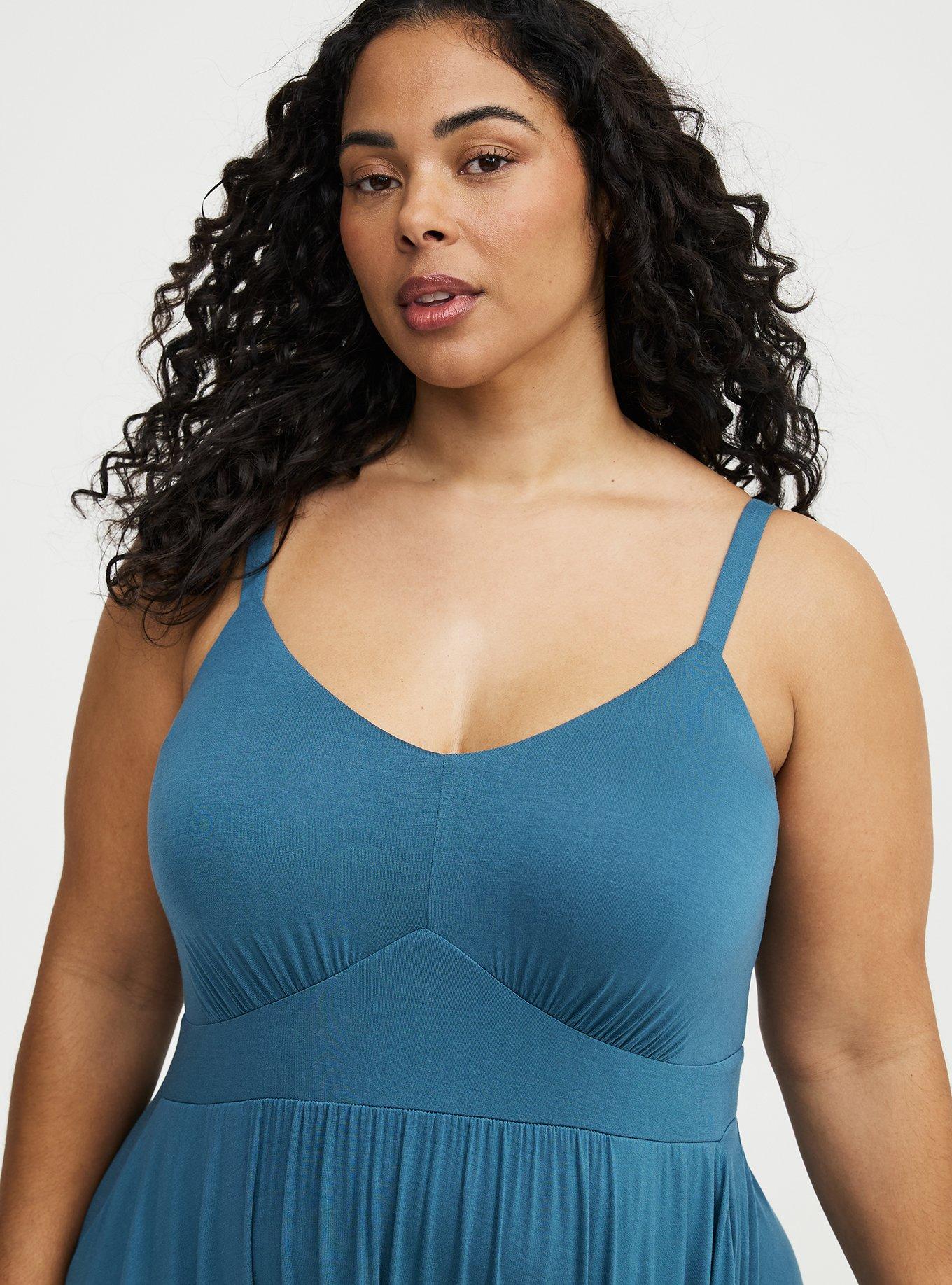 Tiered Maxi Dress, MALLARD BLUE, alternate