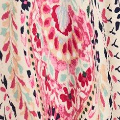 Tiered Maxi Dress, FLORAL PAISLEY IVORY, swatch