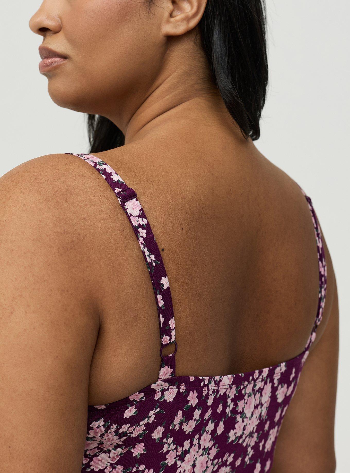 open lace back dress Melodie Halter Knit Maxi Dress / Purple | Meshki