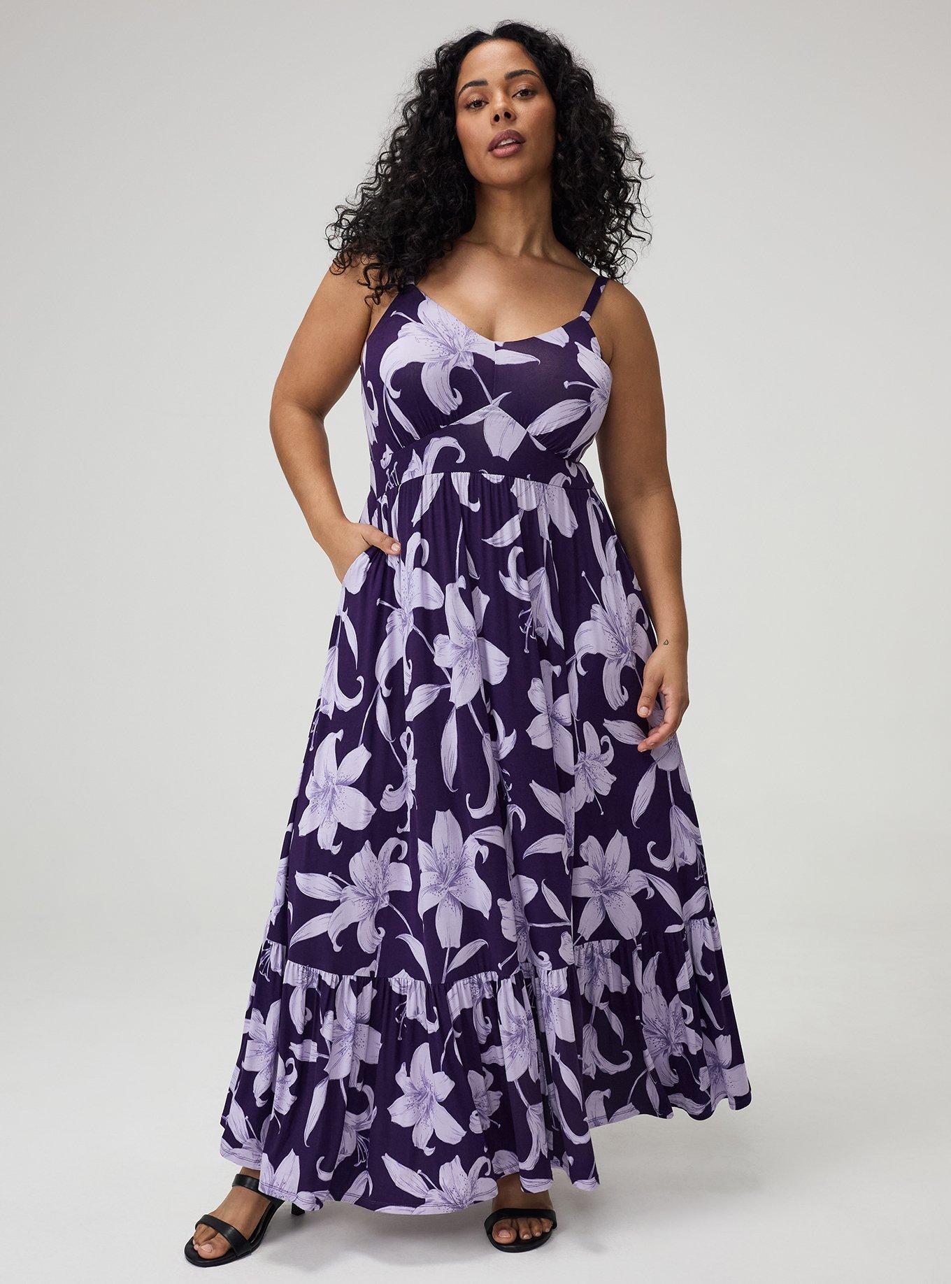 Plus Size - Tiered Maxi Dress - Torrid