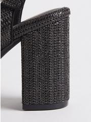 Raffia Platform Heel Sandal (WW), BLACK, alternate