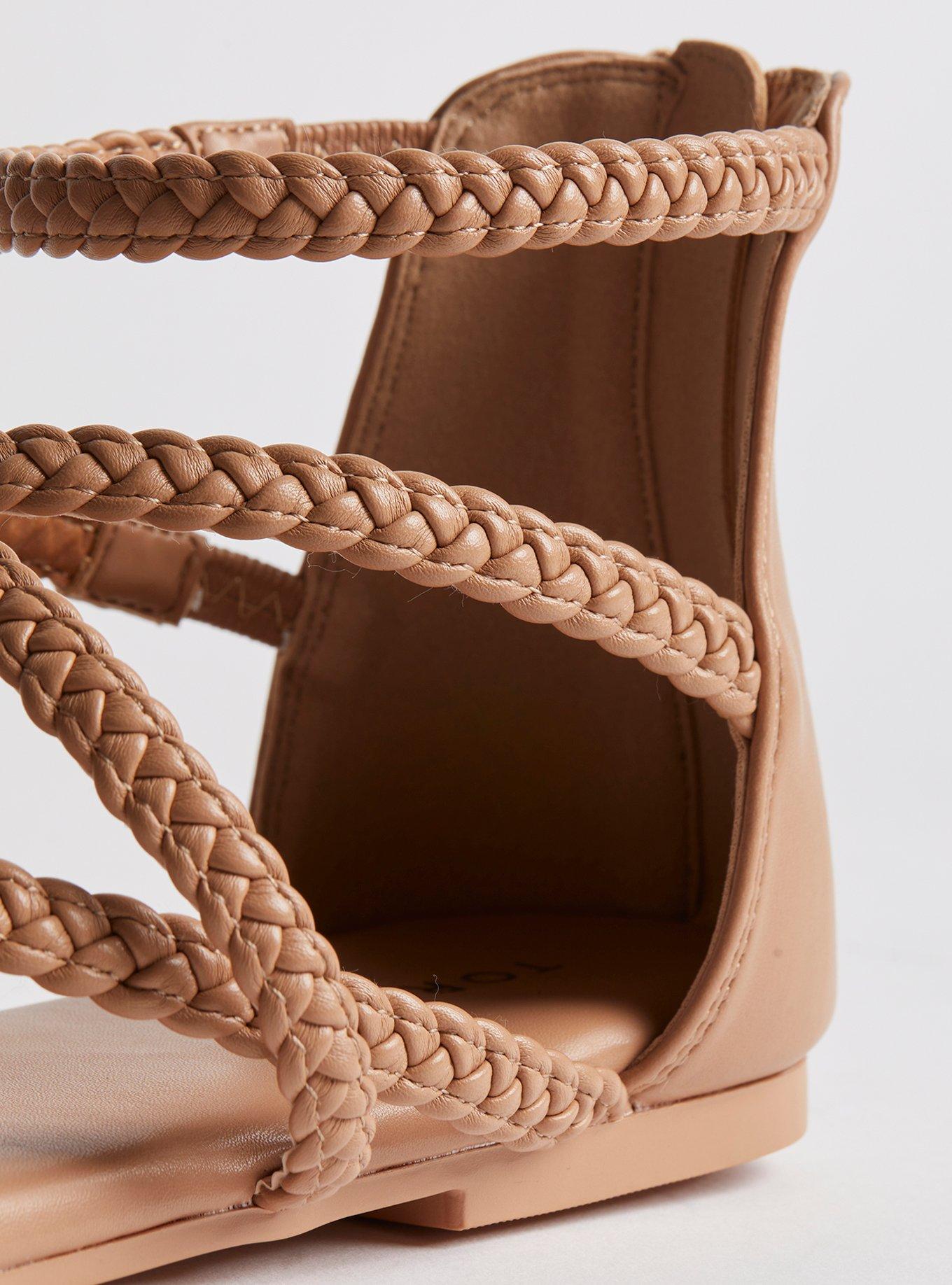 Plus Size Braided Gladiator Sandal (WW) Torrid