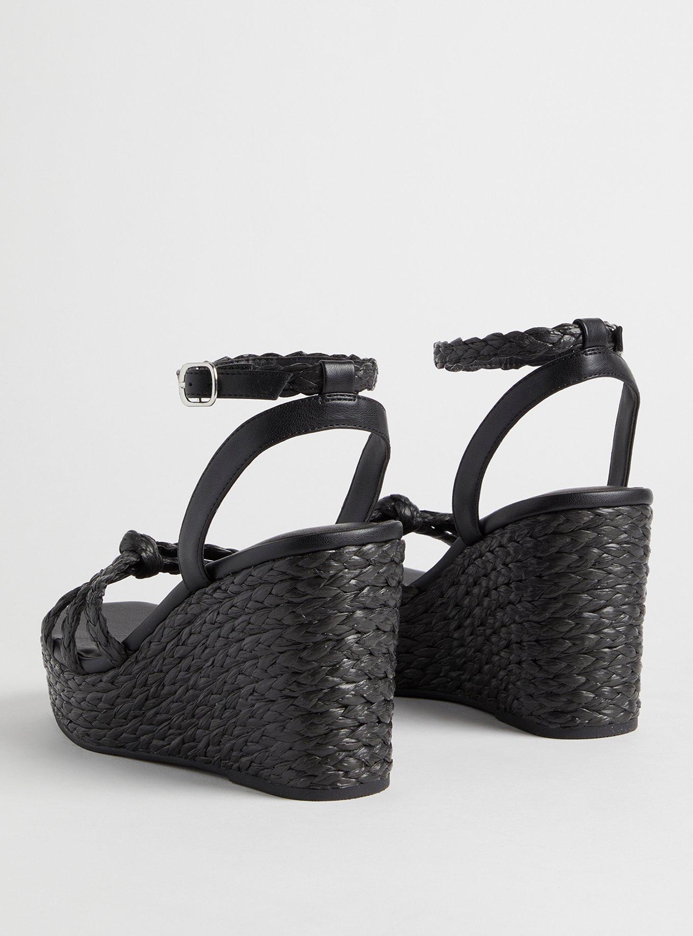 The Taniya Raffia Woven Platform Wedge main image 0