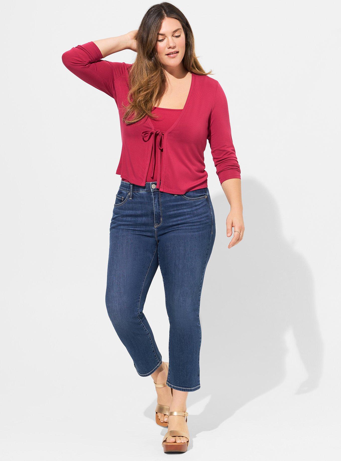 Plus Size - Crop Sky High Boot Super Soft High-Rise Jean - Torrid