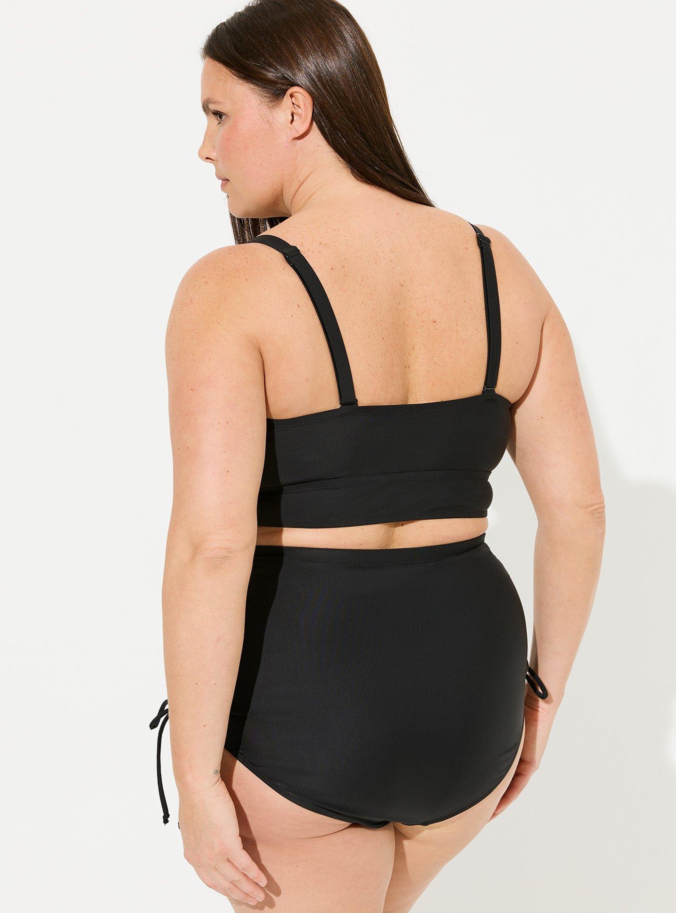 High-Rise Adjustable Side Swim Bottom