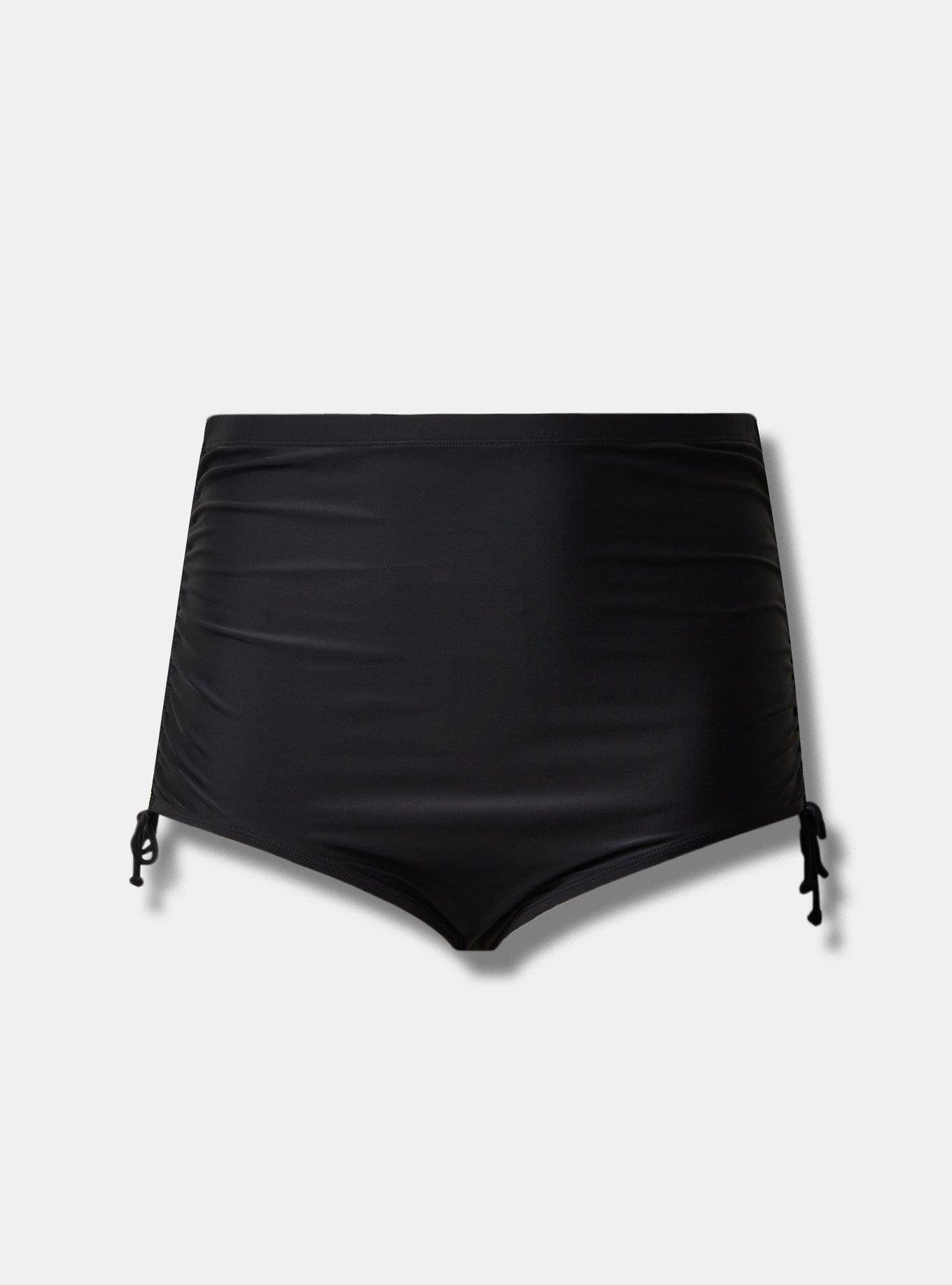 High-Rise Adjustable Side Swim Bottom