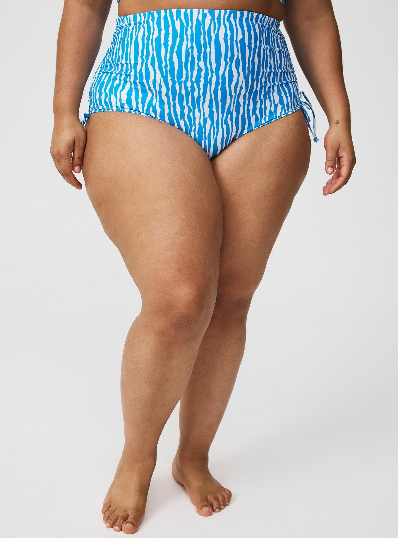 High-Rise Adjustable Side Swim Bottom