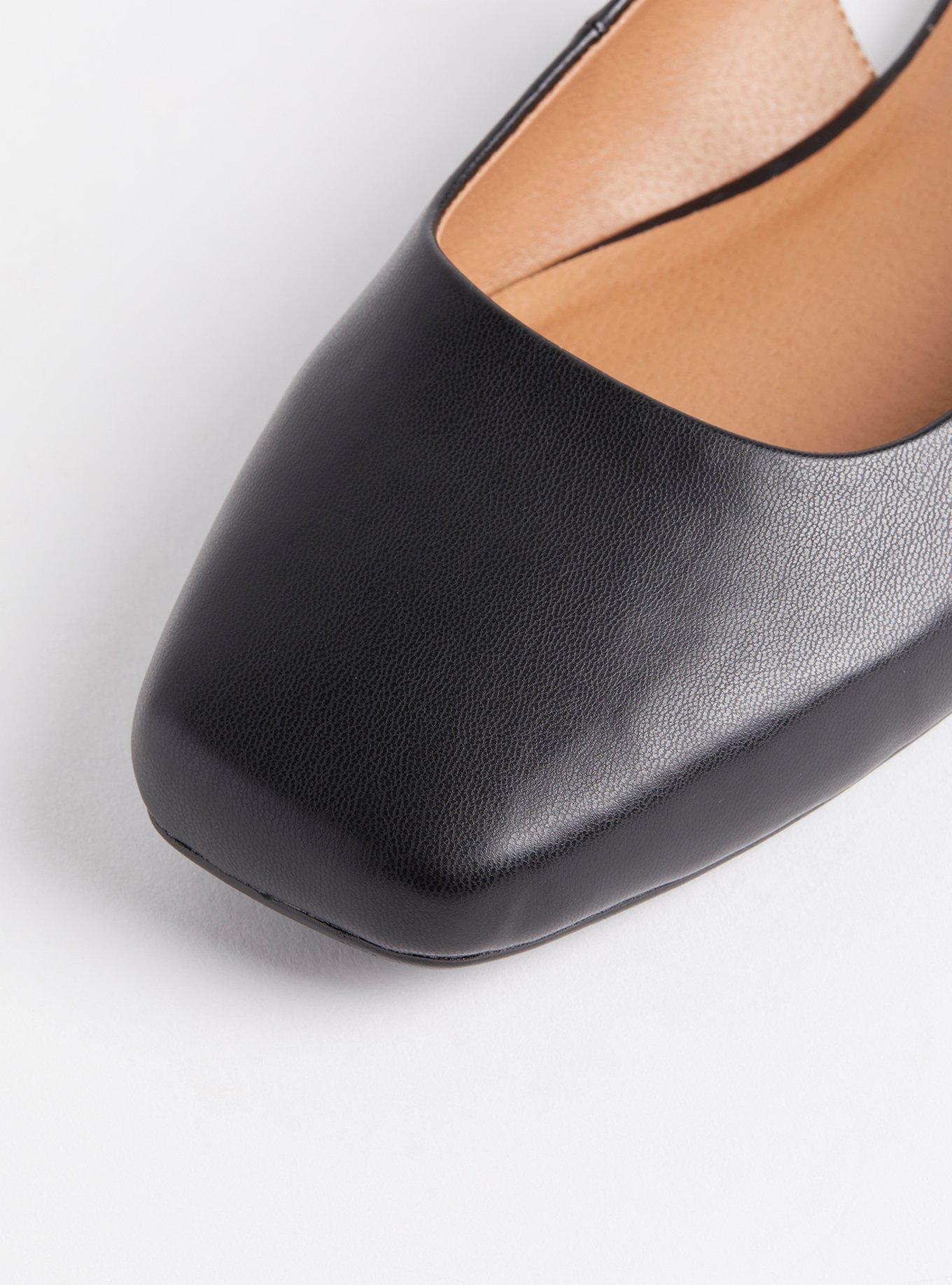 cadya square toe slingback flat