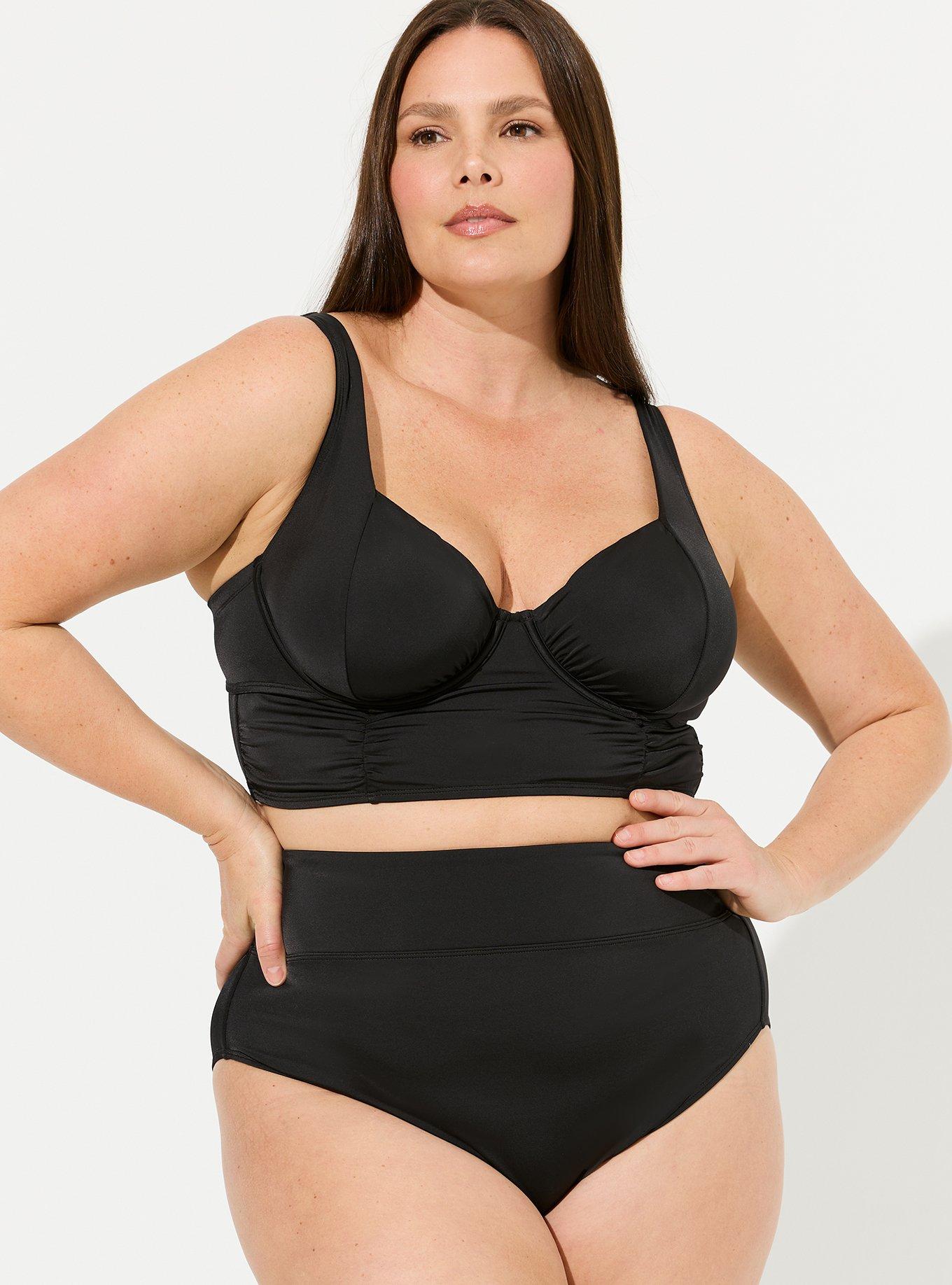 Plus Size - Underwire Unlined Demi Midkini Top - Torrid