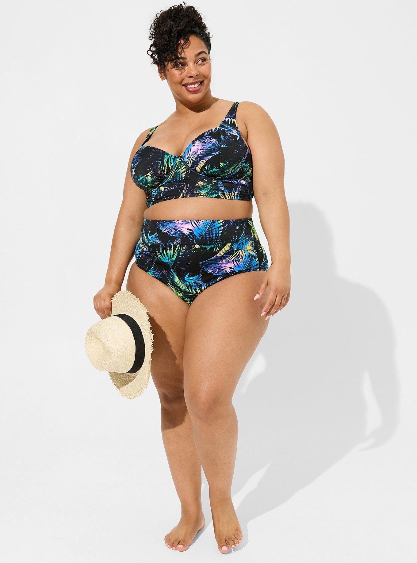 Plus Size - Underwire Unlined Bandeau Bikini Top - Torrid