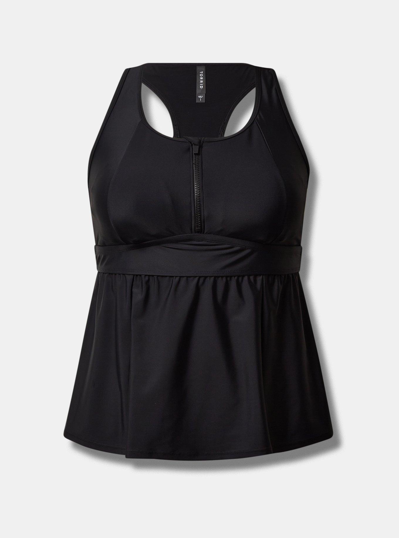 Plus Size Active Wireless Shaping Racerback Tankini Torrid