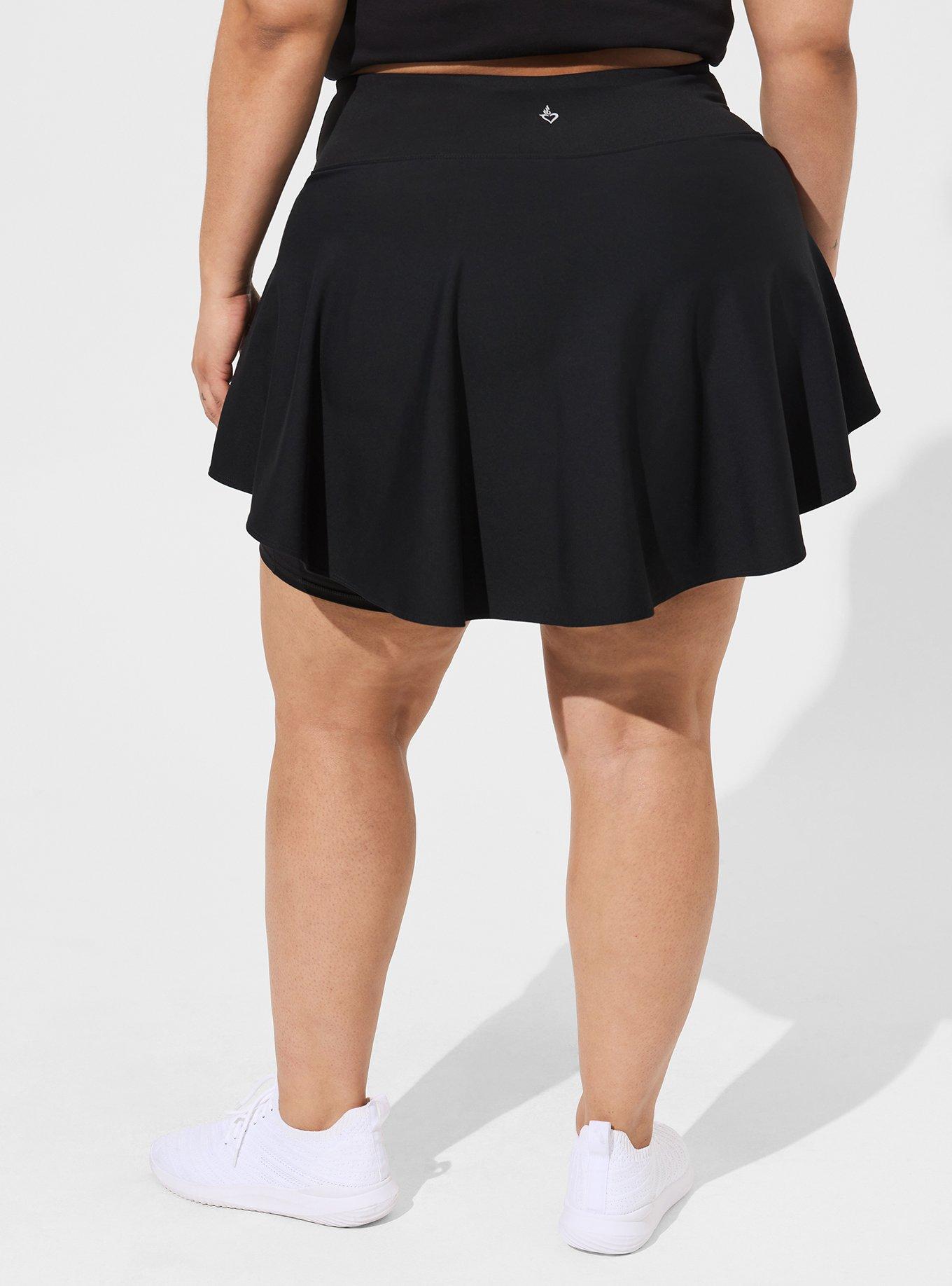 Layered Mid-Rise Waist Active Skirt