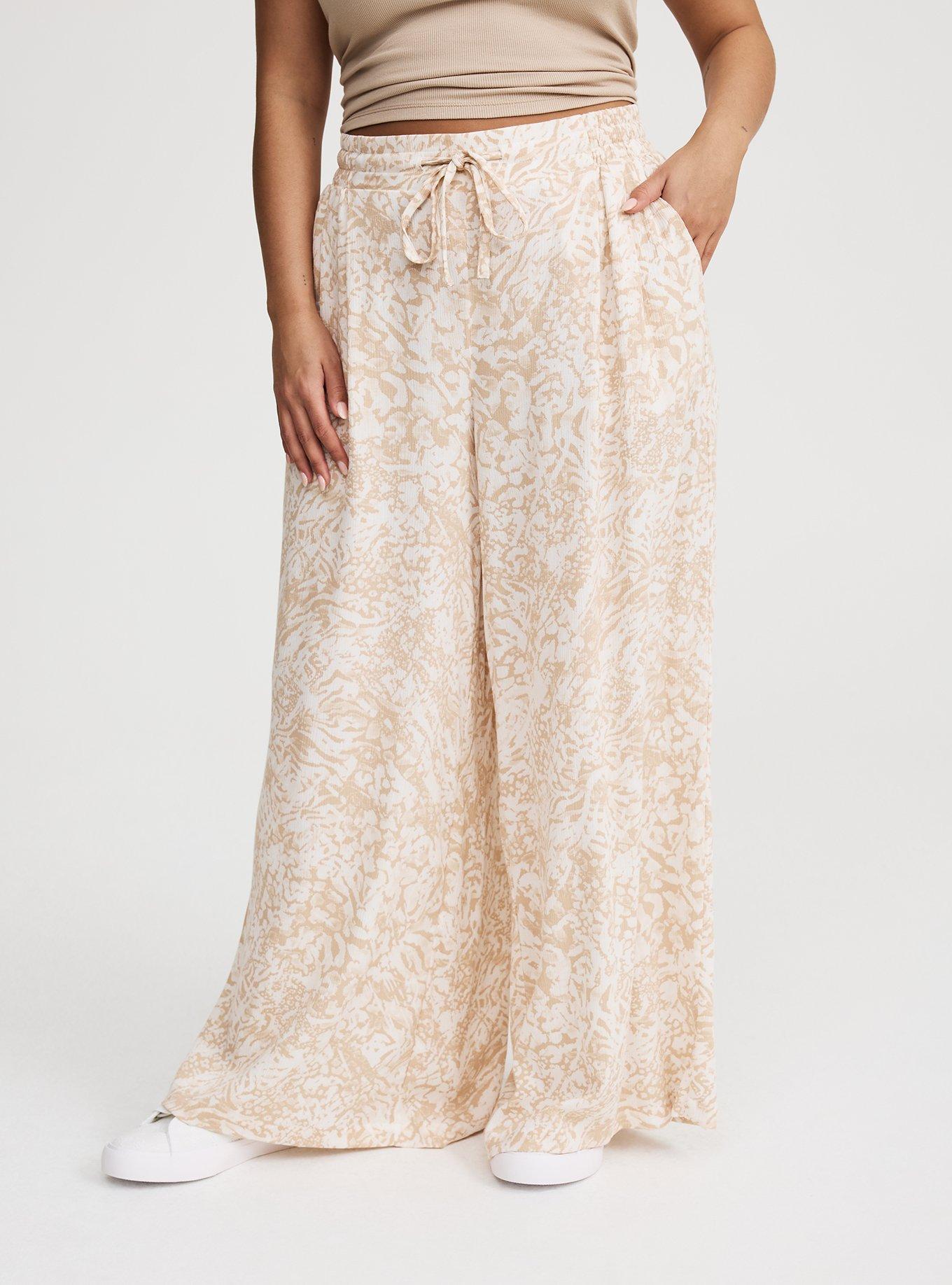 Pull-On Wide Leg Pant