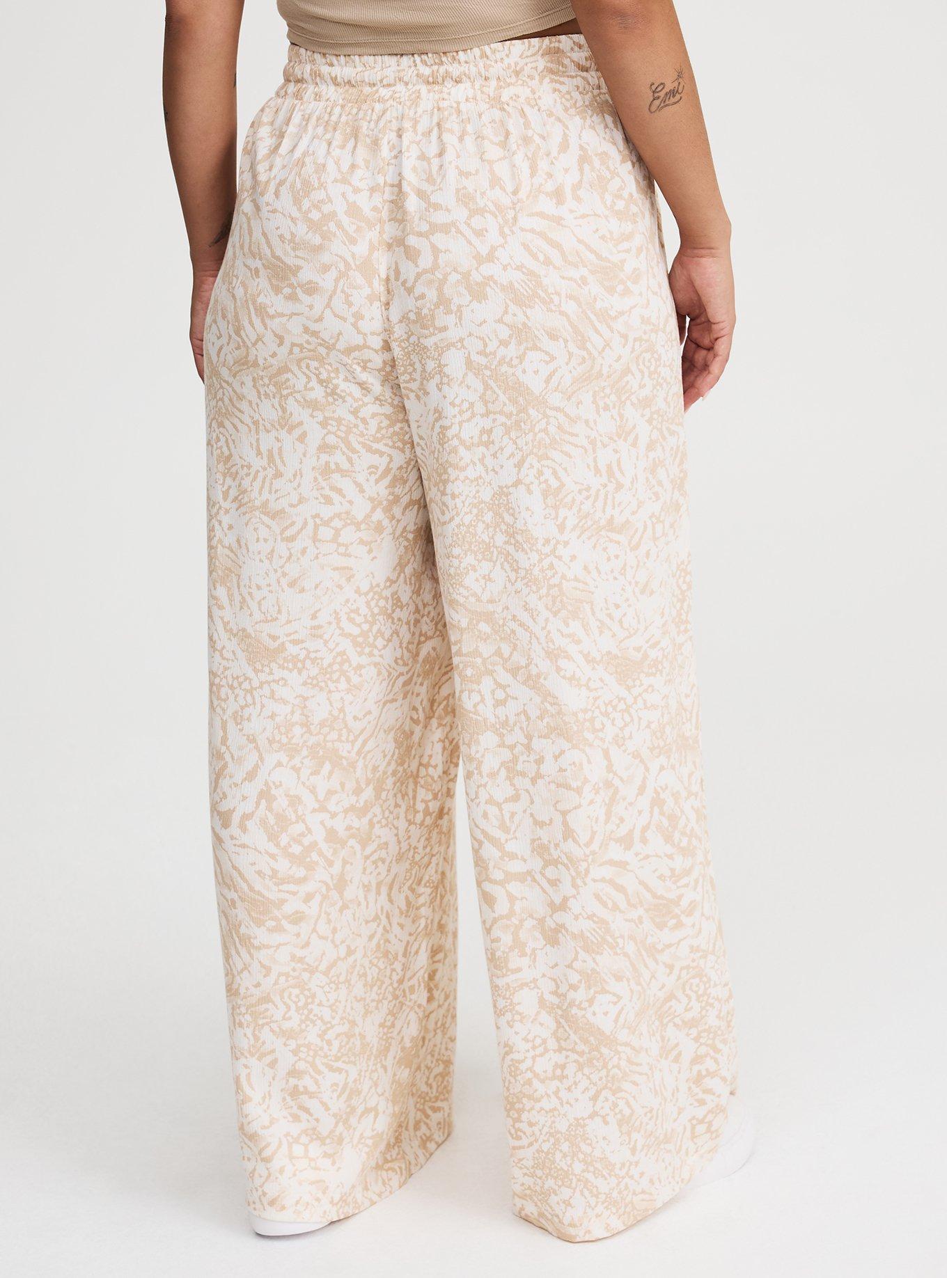 Pull-On Wide Leg Pant