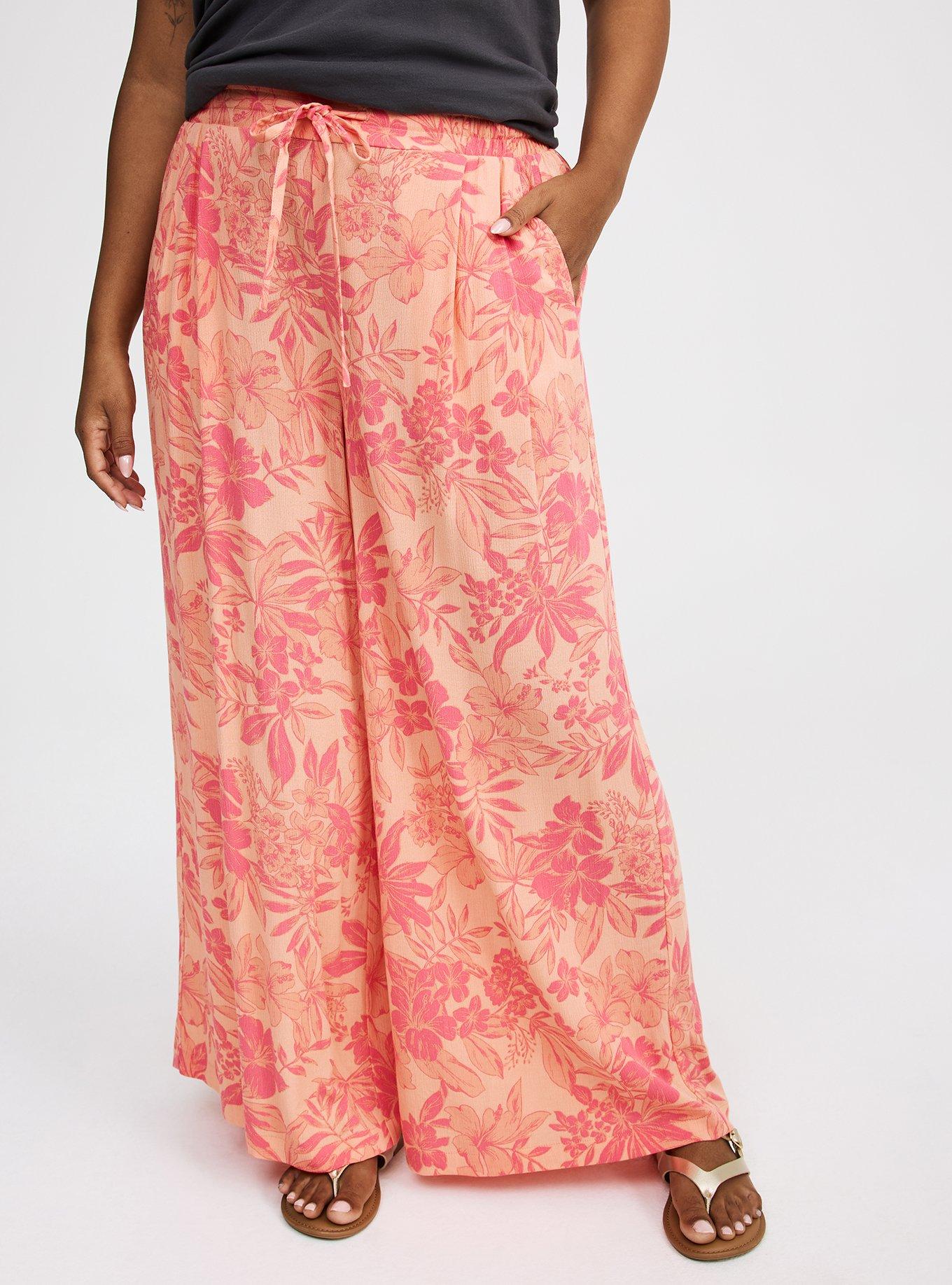 Pull-On Wide Leg Pant