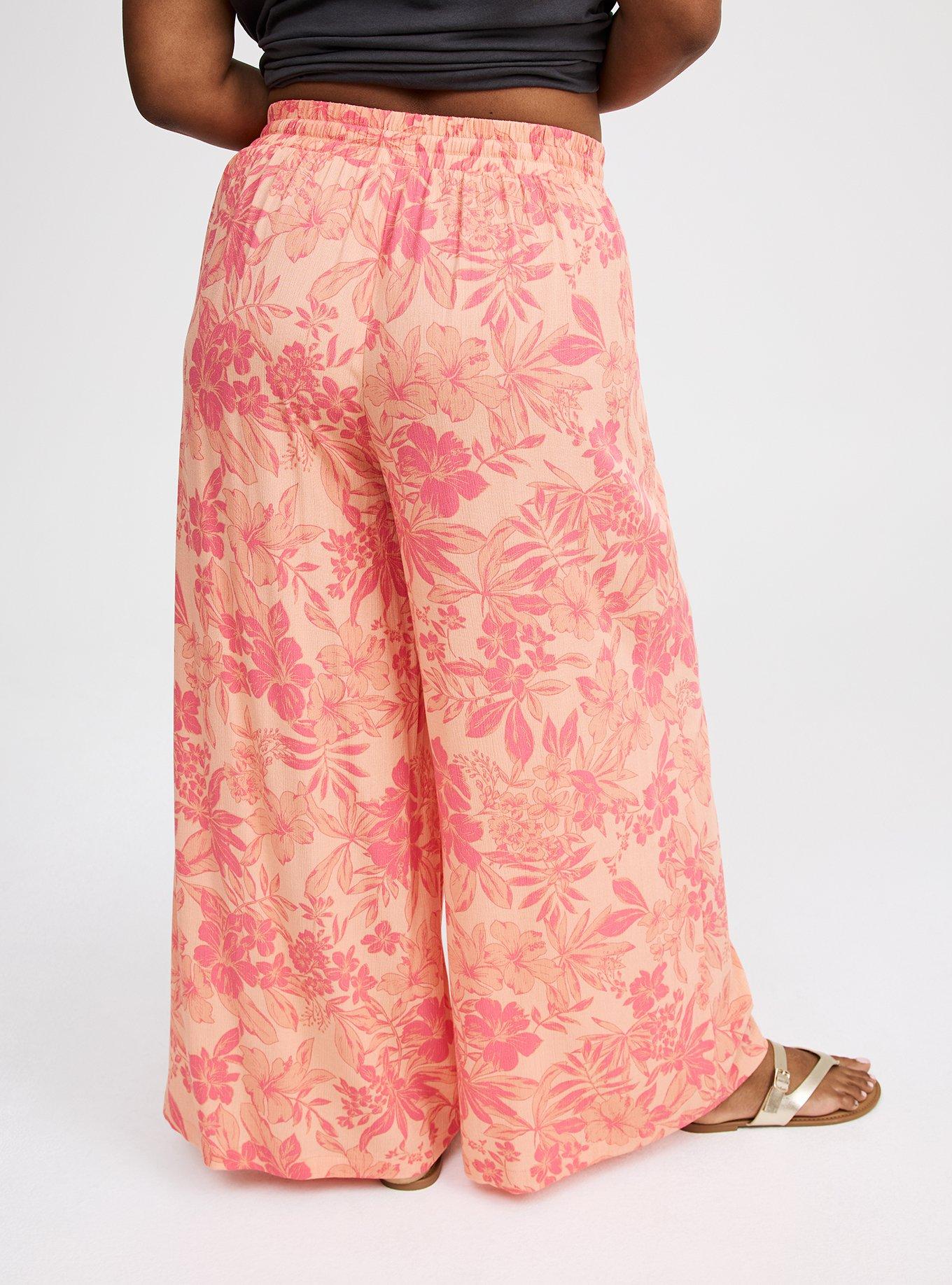 Pull-On Wide Leg Pant