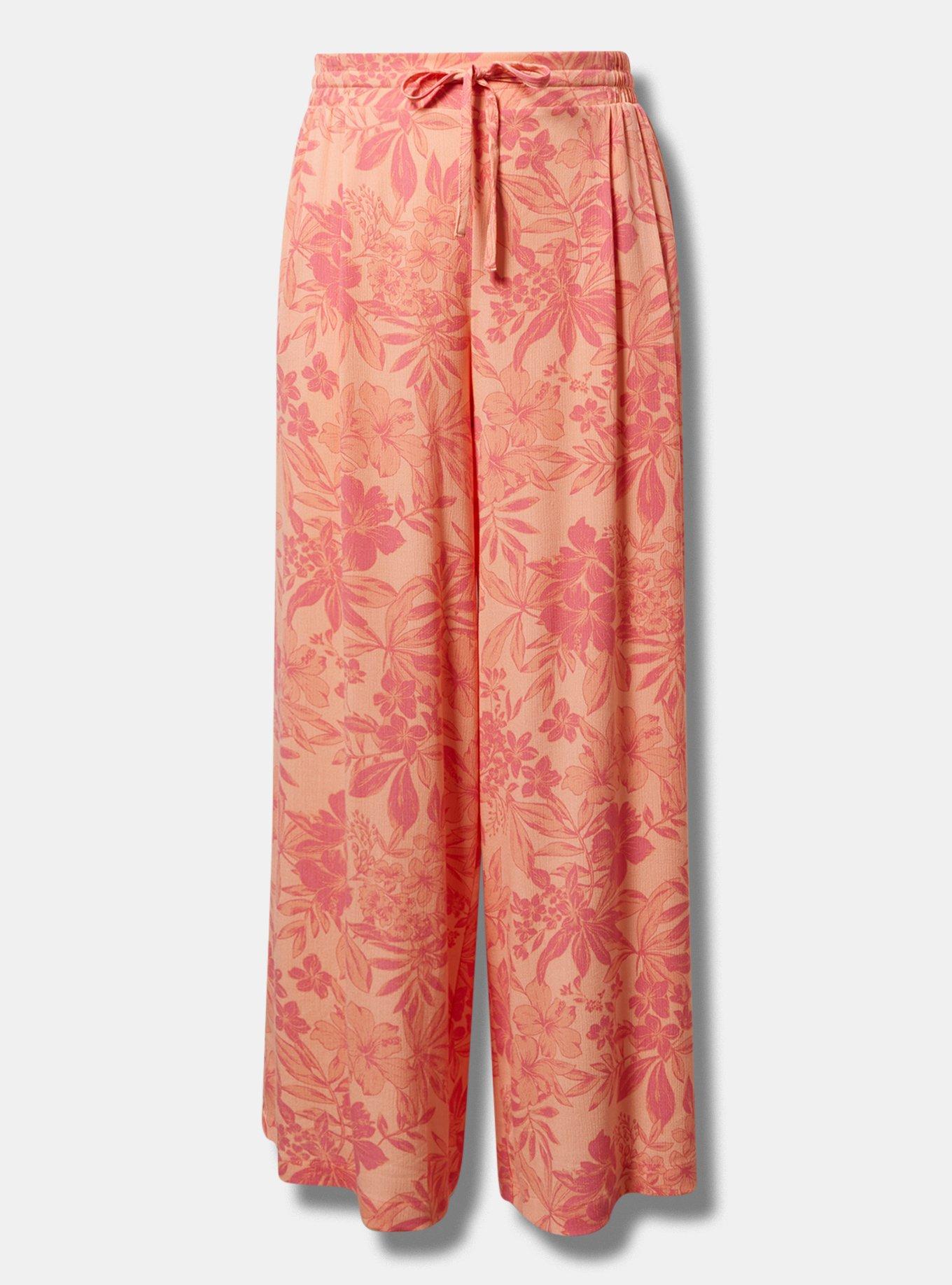 Pull-On Wide Leg Pant