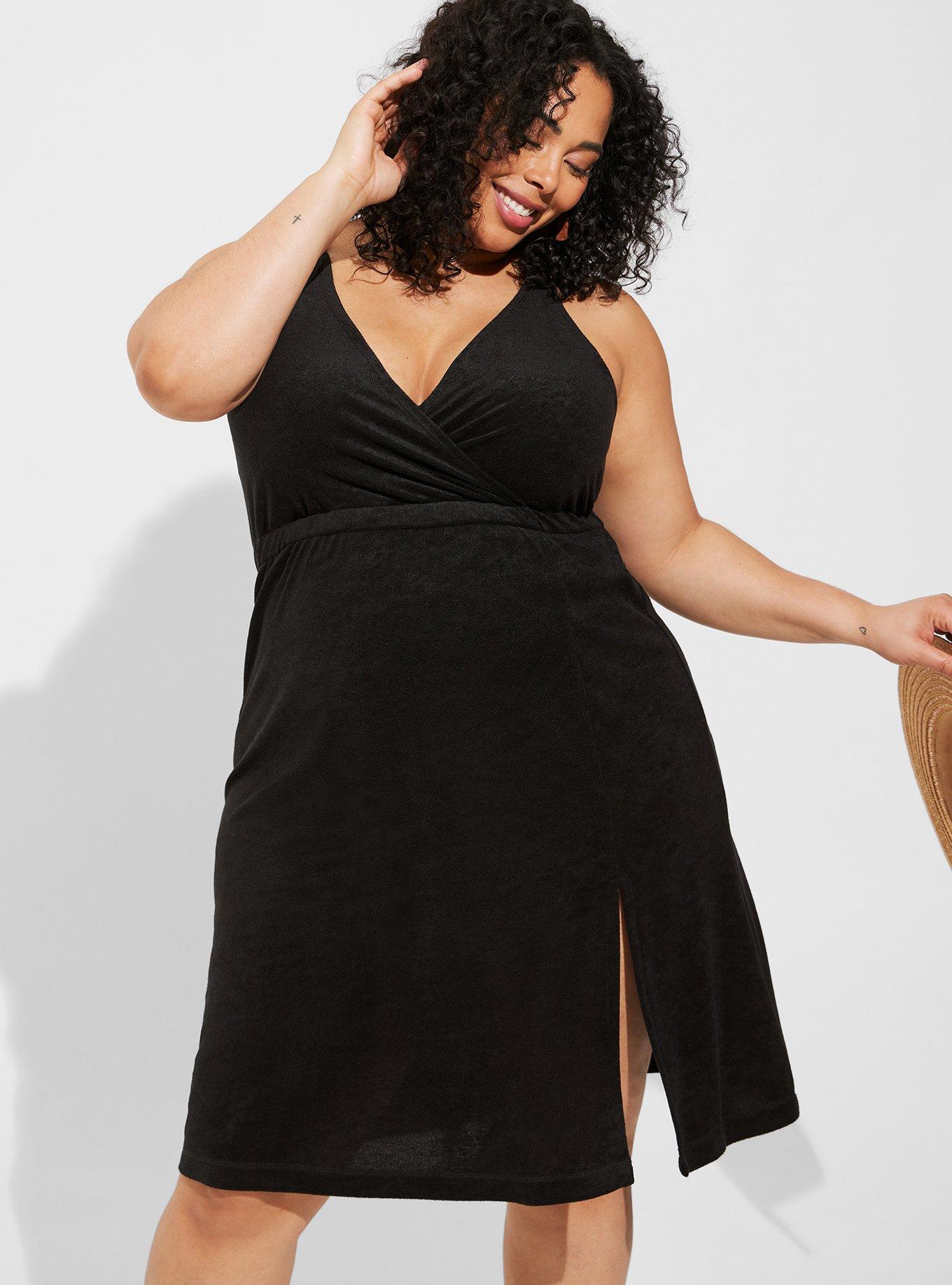 Torrid black hotsell wrap dress