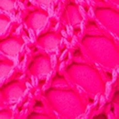 Plus Size Crochet Fringe Cover-Up Dress, PINK GLO, swatch
