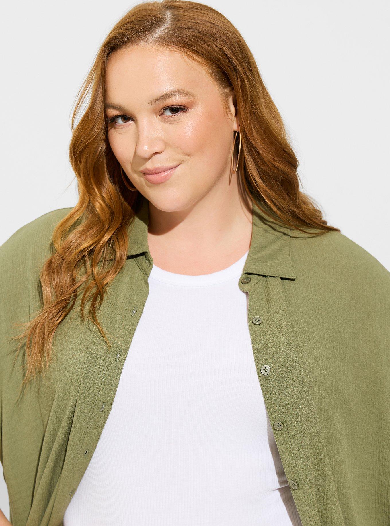 Button-Up Tunic Shirt