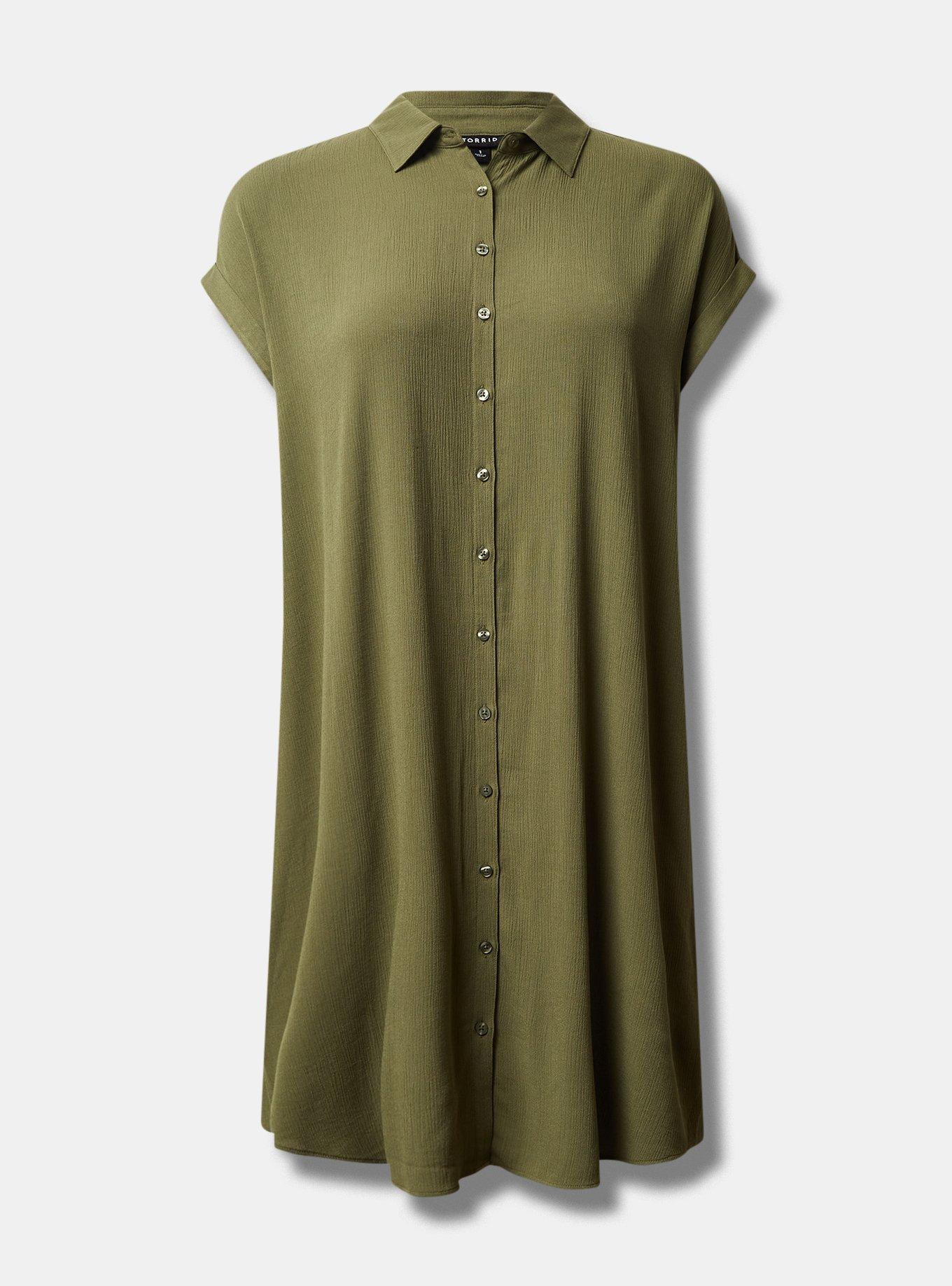 Button-Up Tunic Shirt