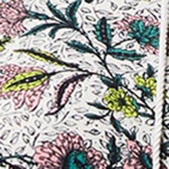 Midi Wash Gauze Tiered Dress, CHESSIE LINEWORK FLORAL, swatch