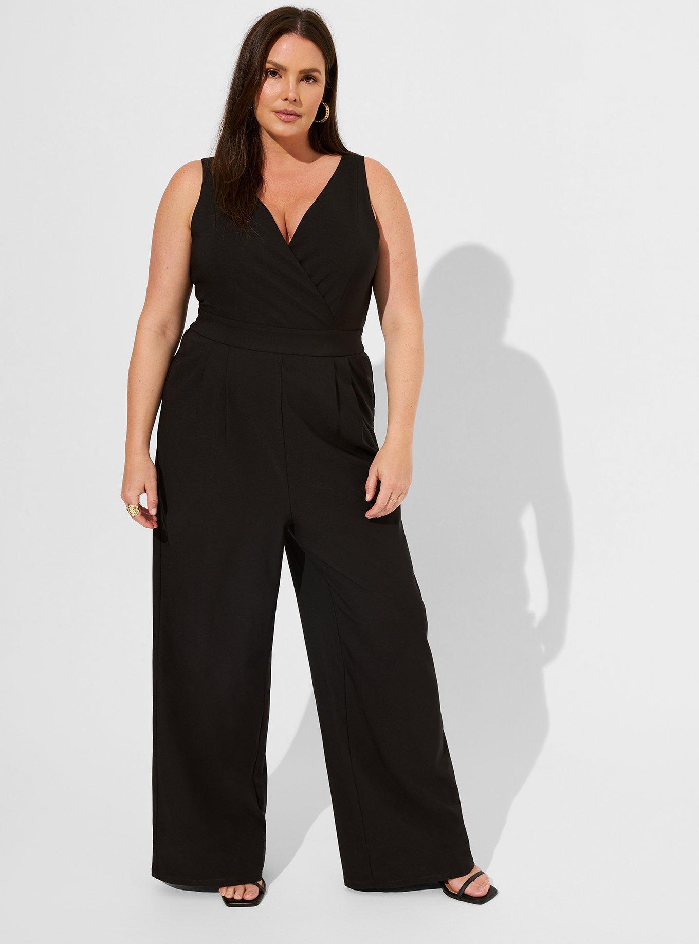 Black jumpsuit torrid on sale