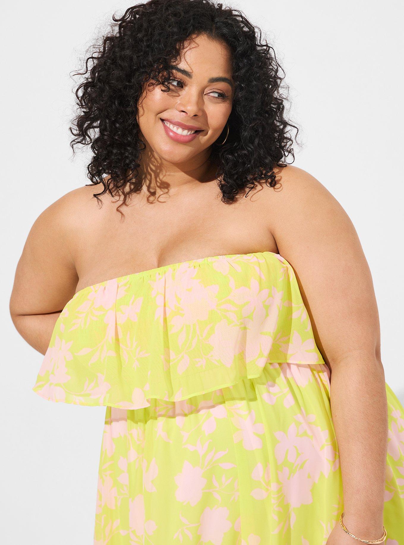 Torrid strapless outlet dress