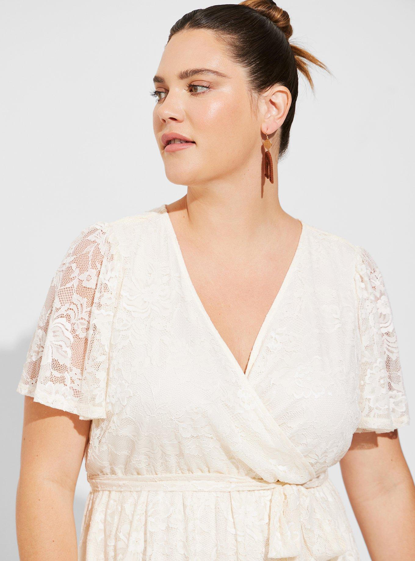 Torrid white hotsell lace dress