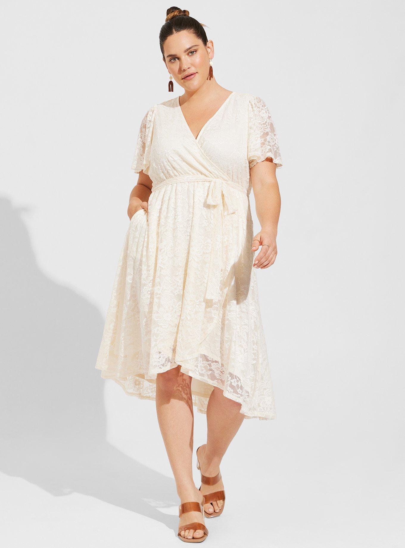 White lace 2024 dress torrid