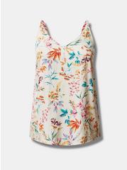 Stretch Challis Cami, CARRIE FLORAL, hi-res