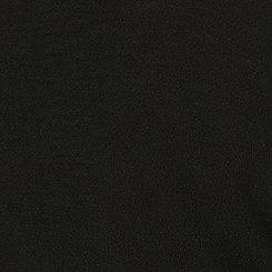 Slub Cardigan Elbow Sleeve Shrug Sweater, DEEP BLACK, swatch