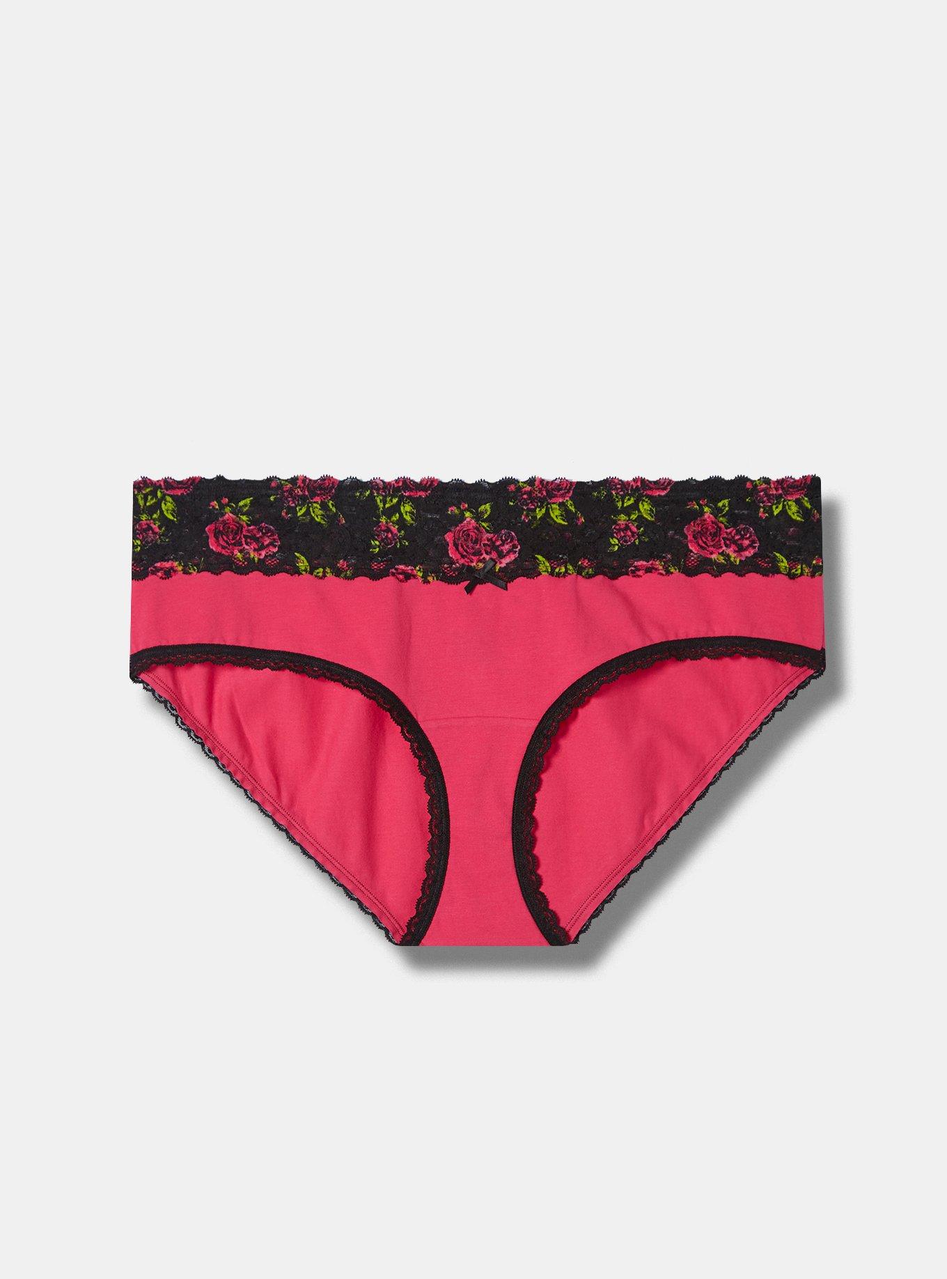 Plus Size - Cotton Mid-Rise Brief Logo Panty - Torrid