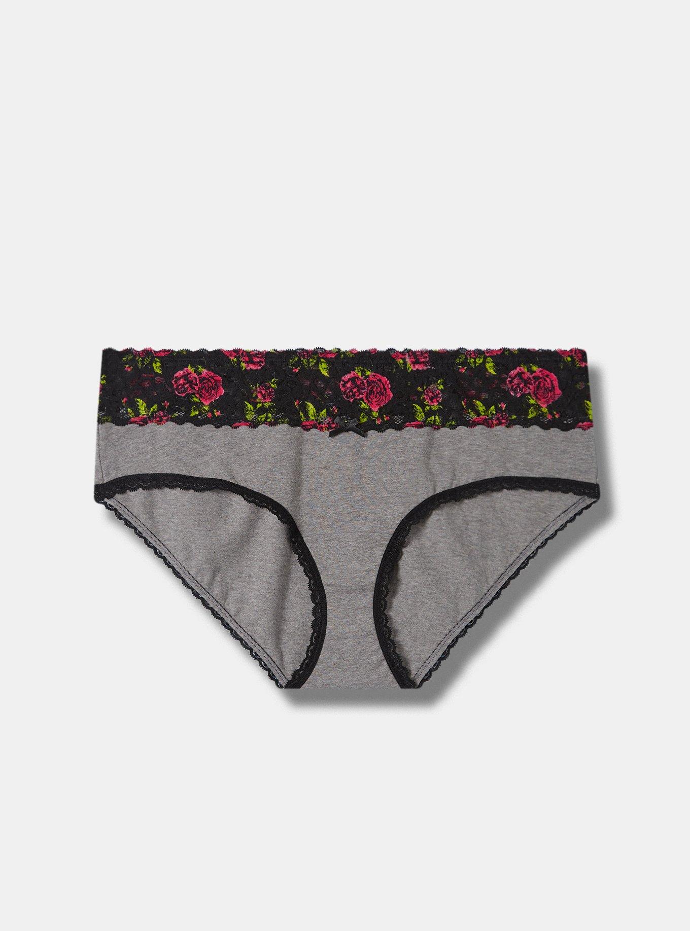 Plus Size - Cotton Mid-Rise Hipster Logo Panty - Torrid