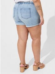 3.5 Inch Pull-On Weekend Super Soft Mid-Rise Short, PROVINCE, alternate