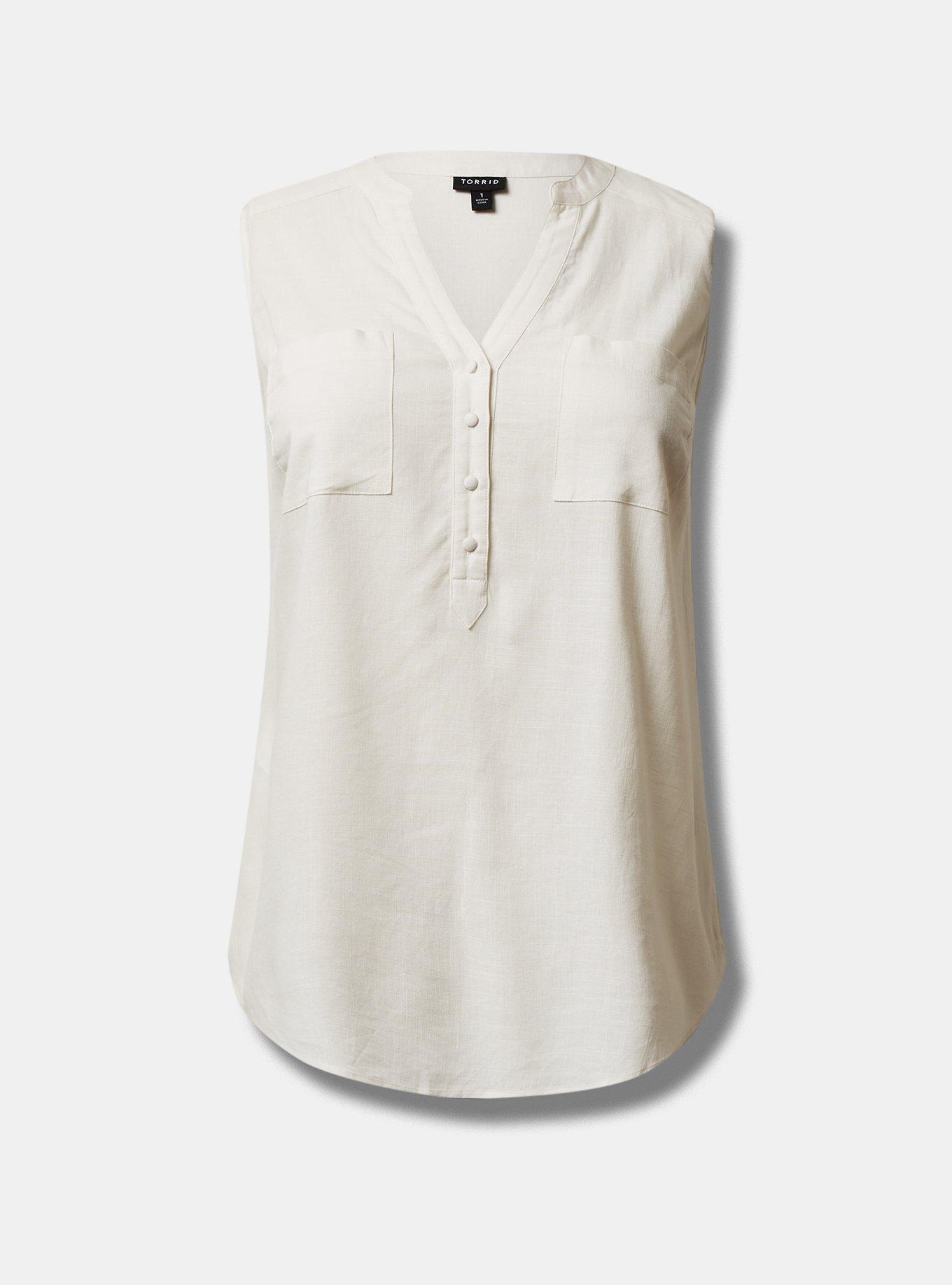 Harper Linen Pullover Tank