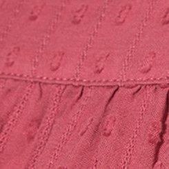 Clip Jacquard Square Neck Flutter Sleeve Top, MAUVEWOOD, swatch